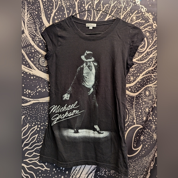 Vintage Michael Jackson babydoll T-shirt size Small - Picture 4 of 5